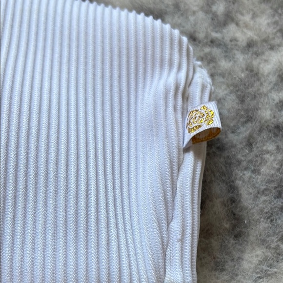 La Vie en Rose White Ribbed Bikini Set - Picture 10 of 16